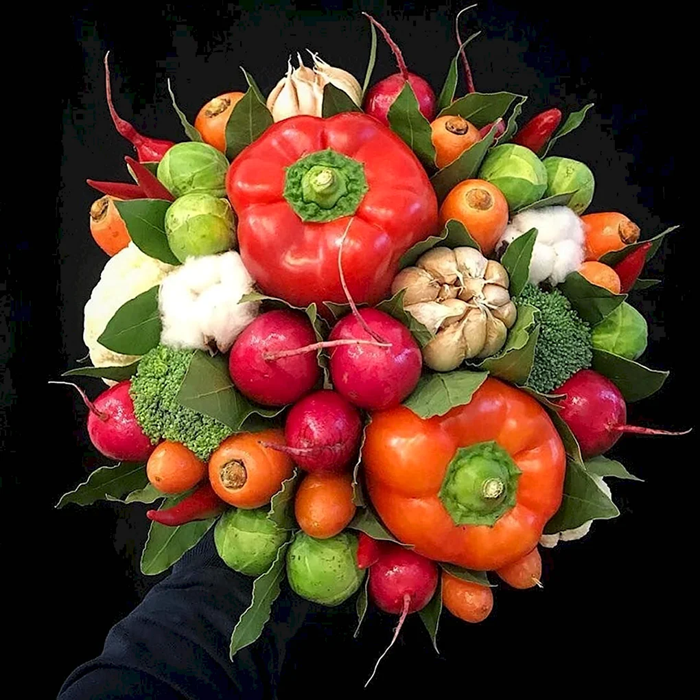 Букет из овощей