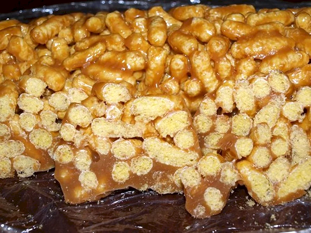 Чак Чак из кукурузных палочек