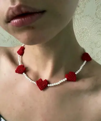 Чокер из бисера