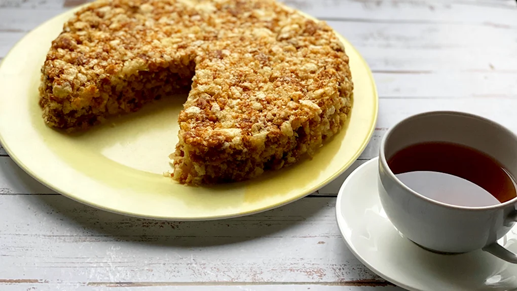 Десерт из кукурузных палочек