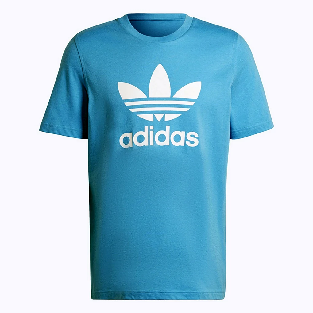 Голубые майки adidas