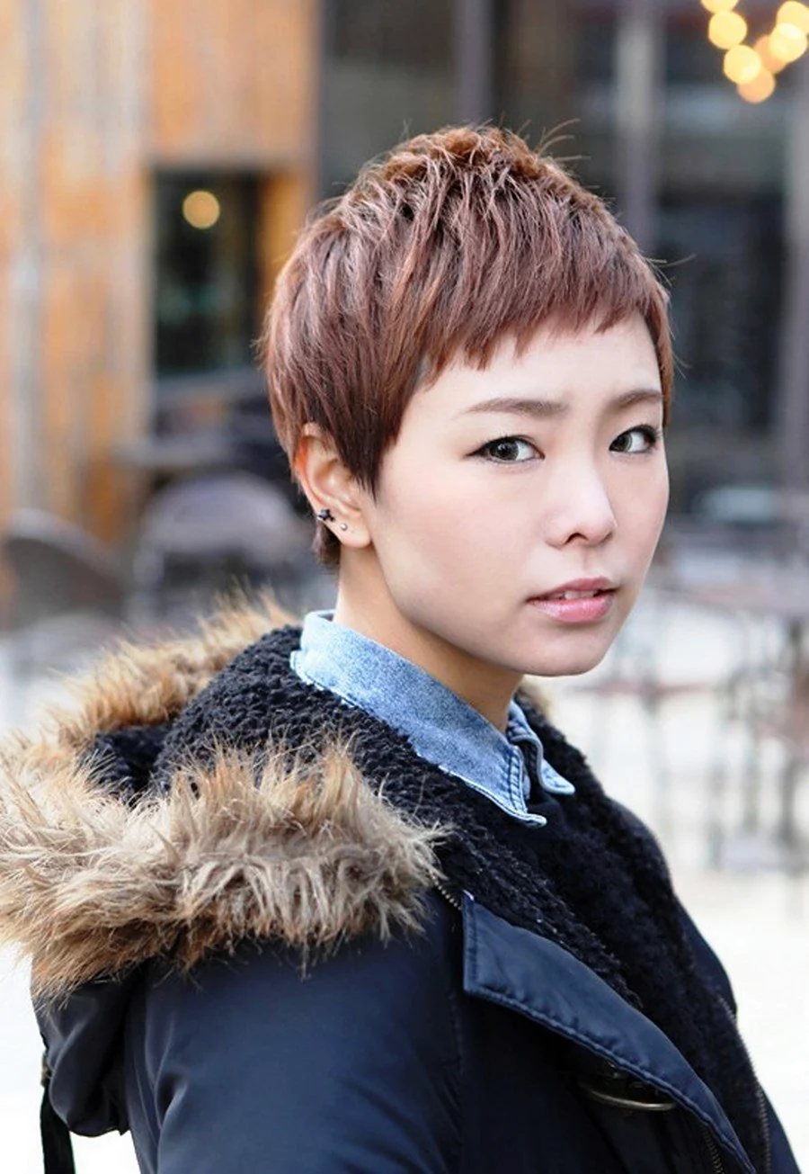 Haircut korean short стрижка