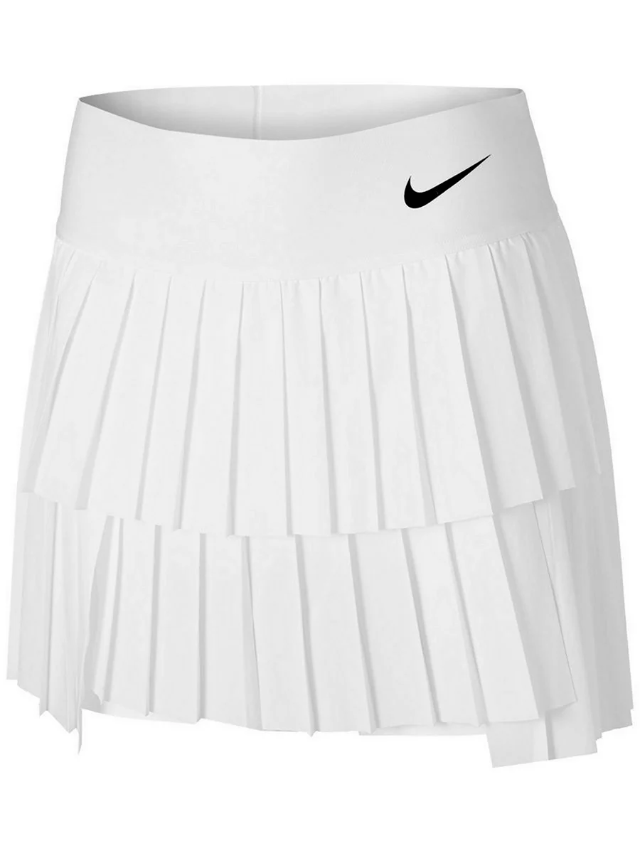 Юбка женская Nike Court advantage Pleated WhiteBlack cv4678-100 sp21