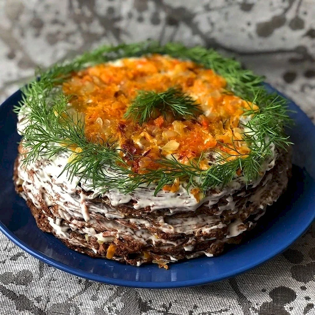Юлия Высоцкая печеночный торт