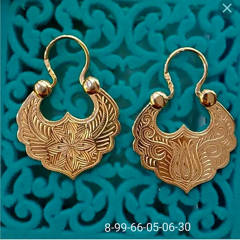 Калмыцкие национальные сережки
