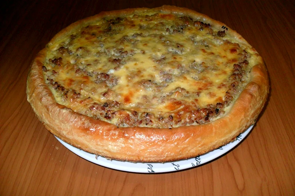 Картофельный пирог с фаршем