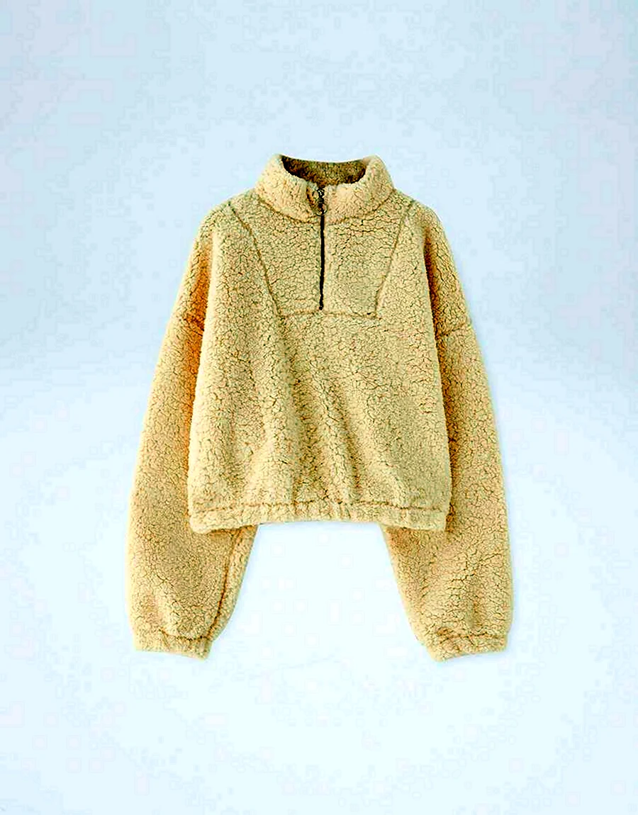 Худи Pull Bear из овчины