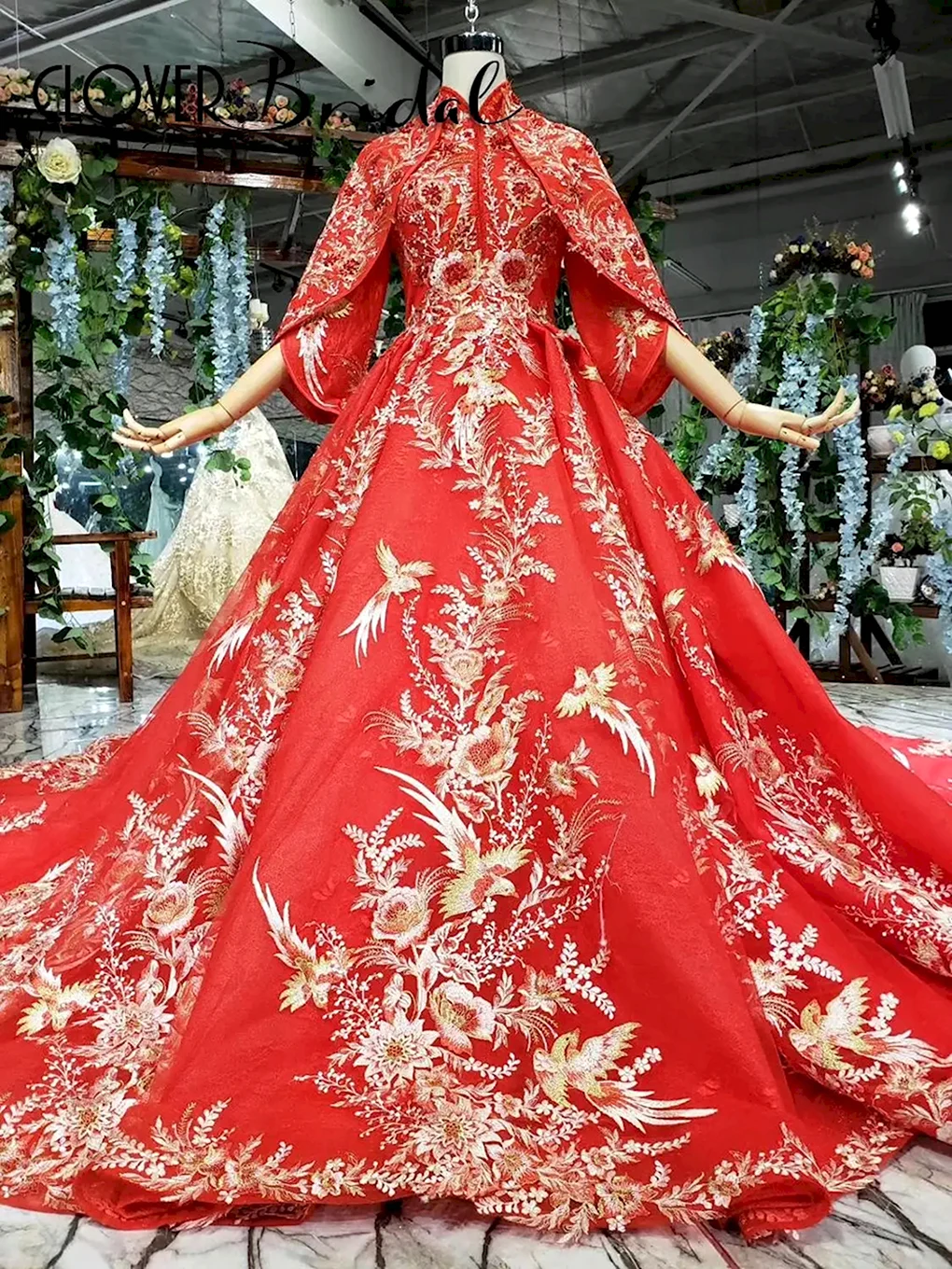 Китайское свадебное платье