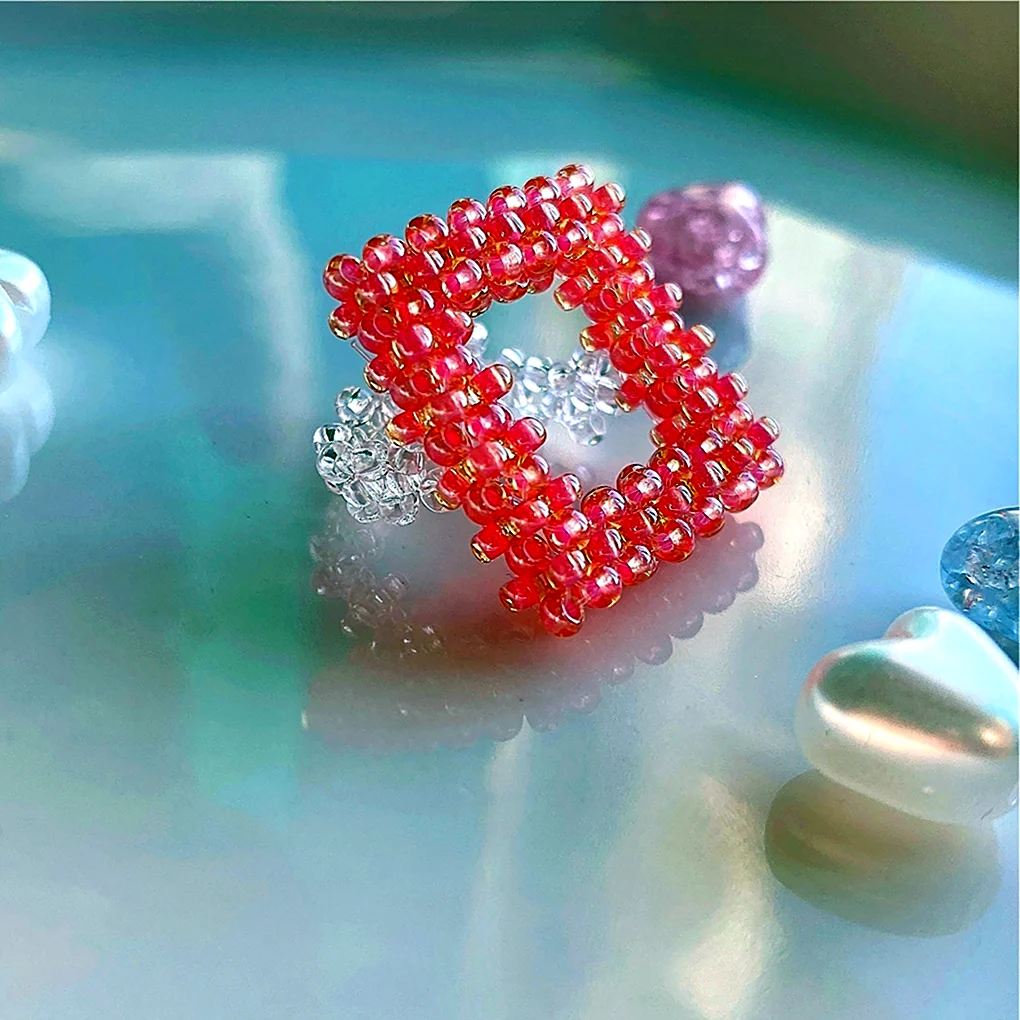 Колечки из бисера