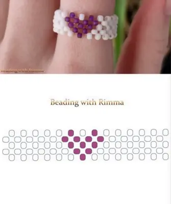 Кольца из бисера