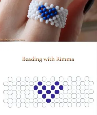 Кольца из бисера