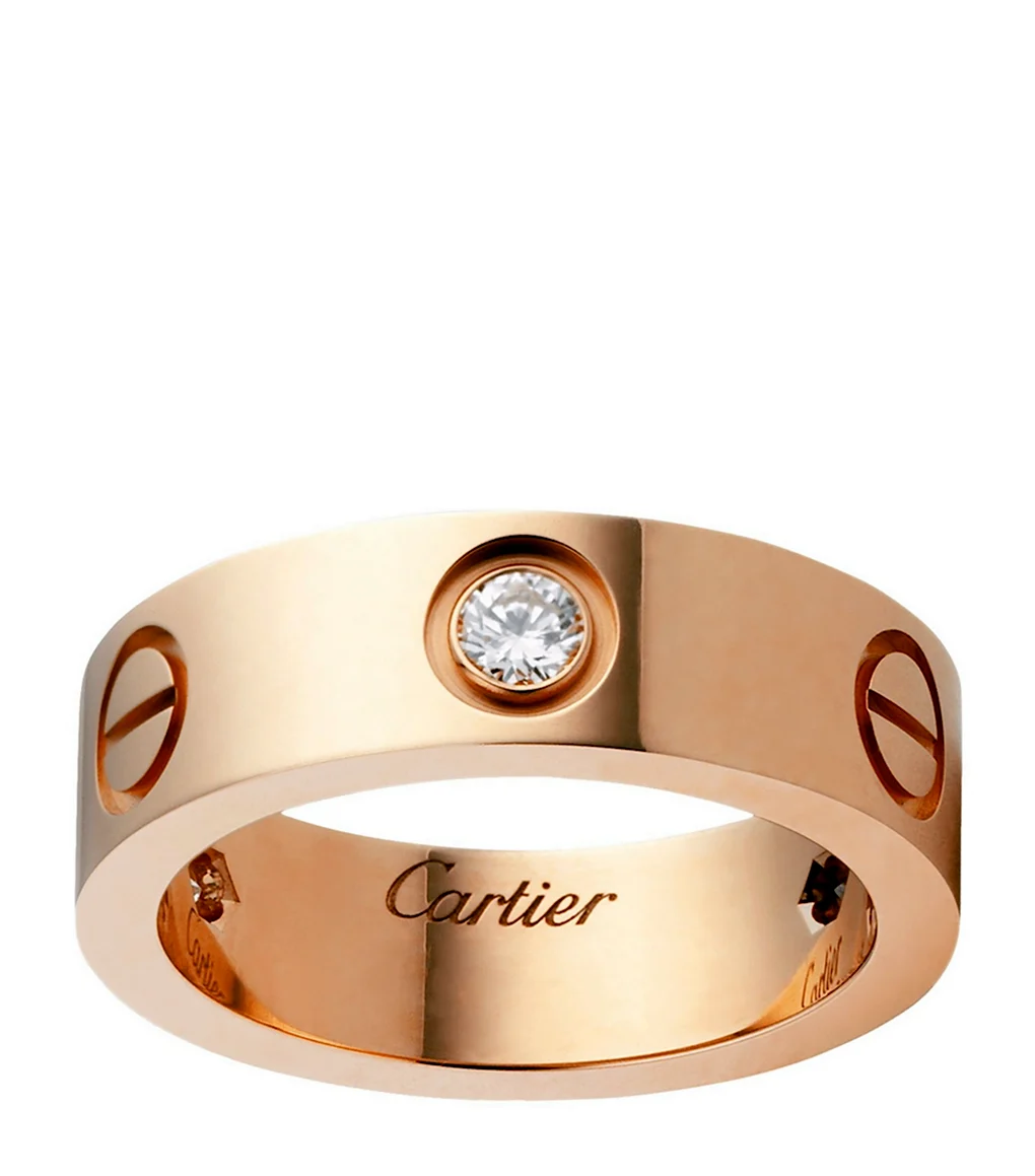 Кольцо Cartier Yellow Gold Diamonds