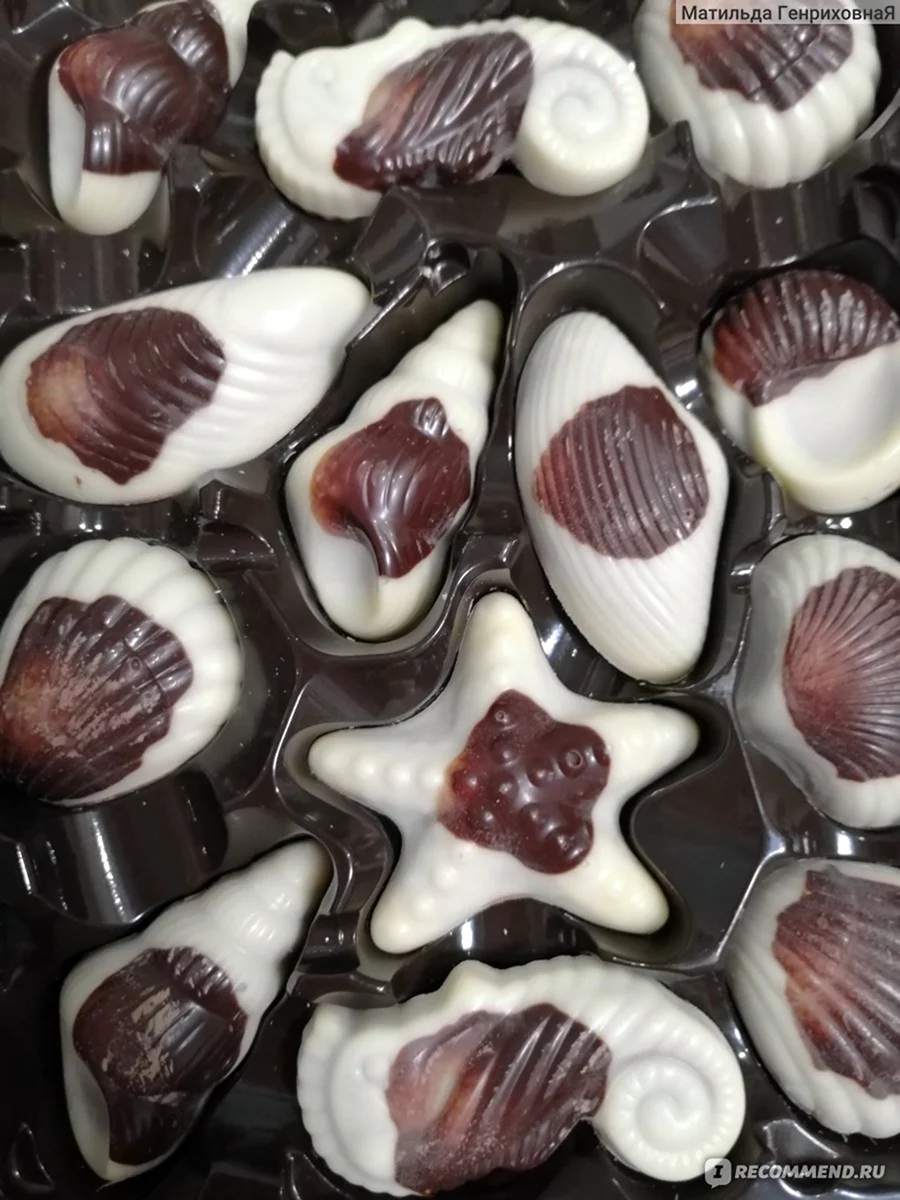 Конфеты Baronie Belgium NV Fruits de mer