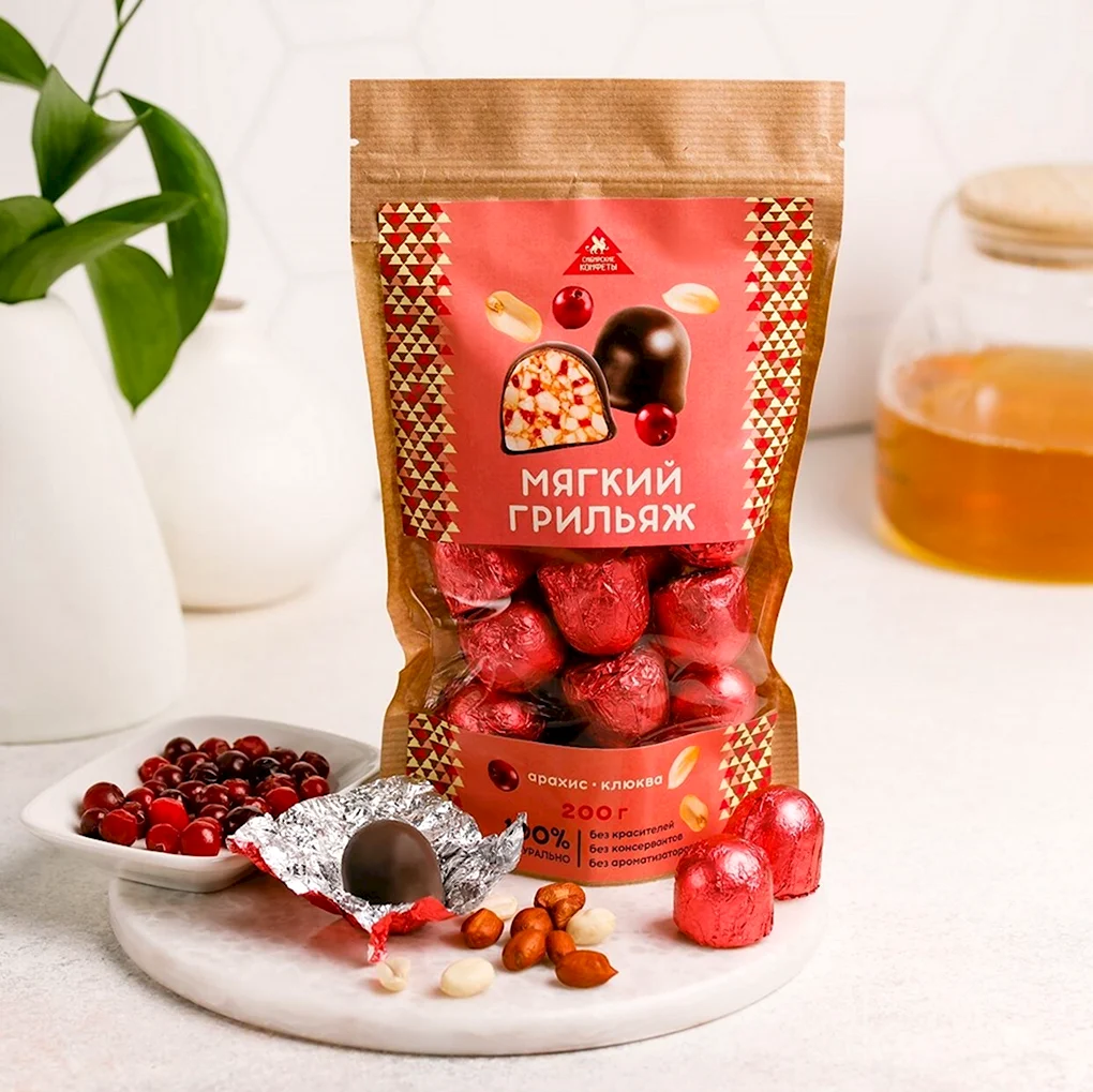 Конфеты с клюквой