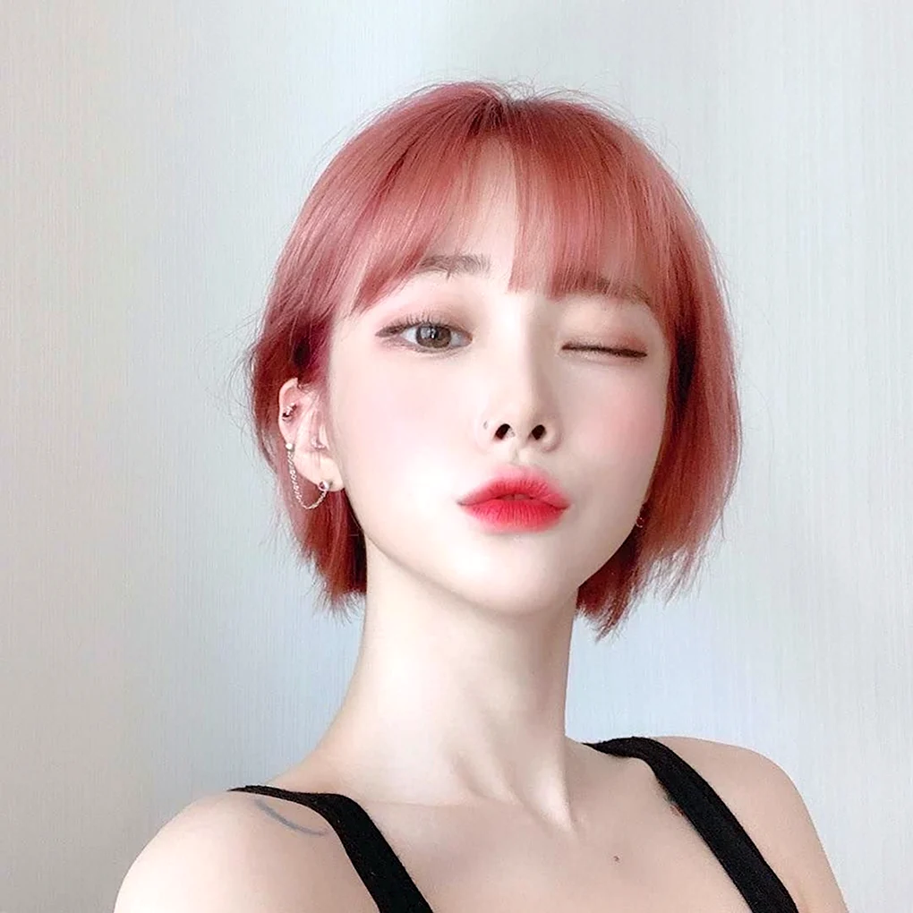 Кореянки ulzzang с каре