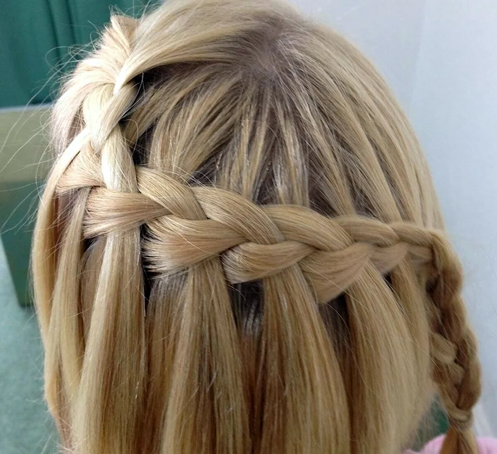 Косоплетение водопад