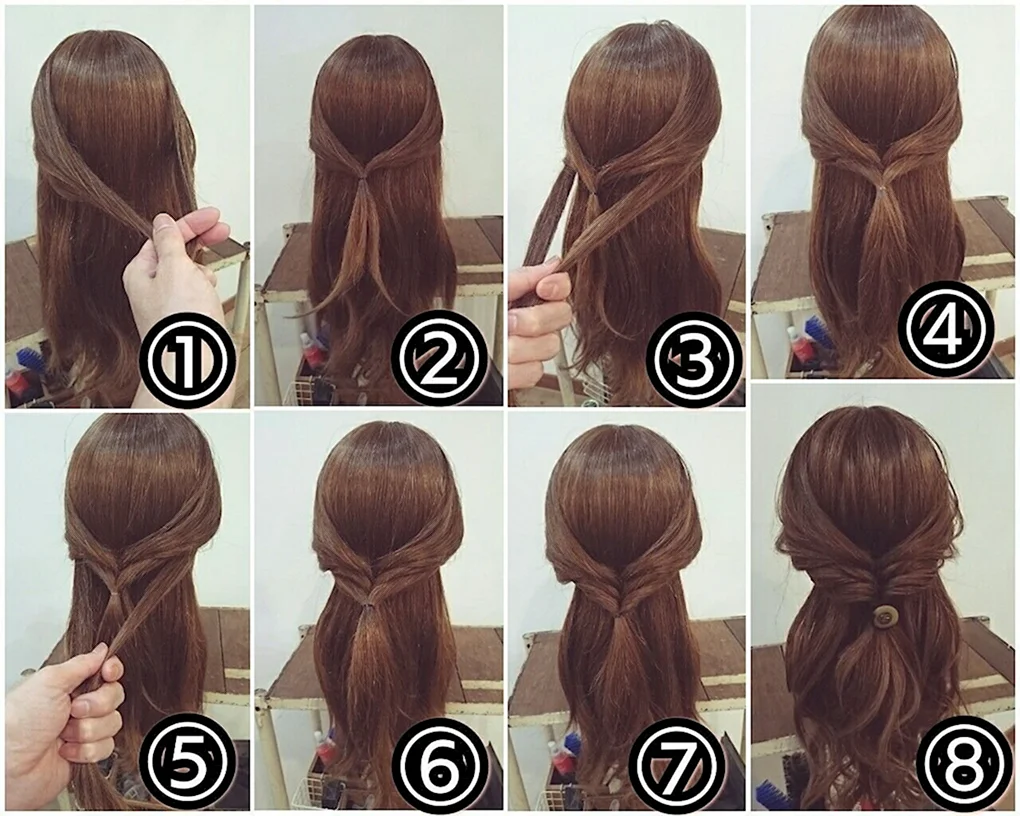 Красивые несложные прически
