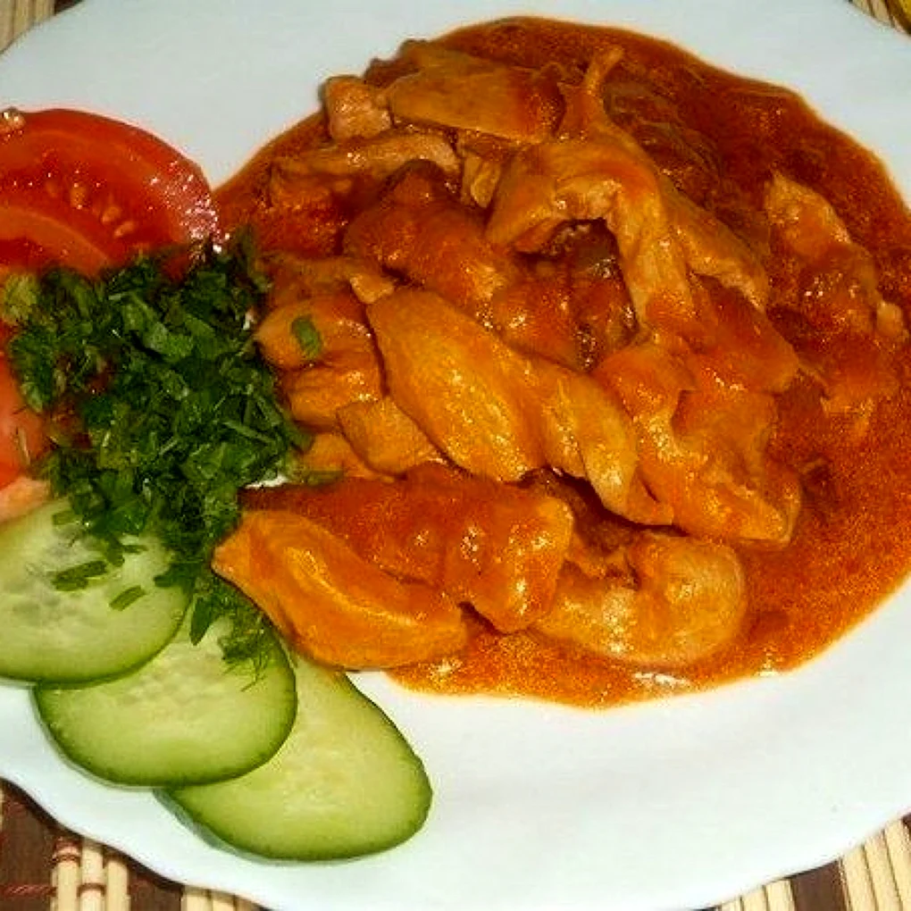 Куриное филе гуляш