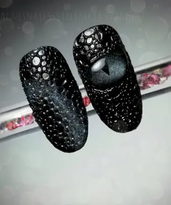 Маникюр глаз дракона