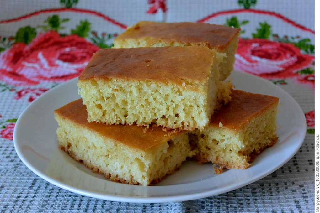 Манник пирог