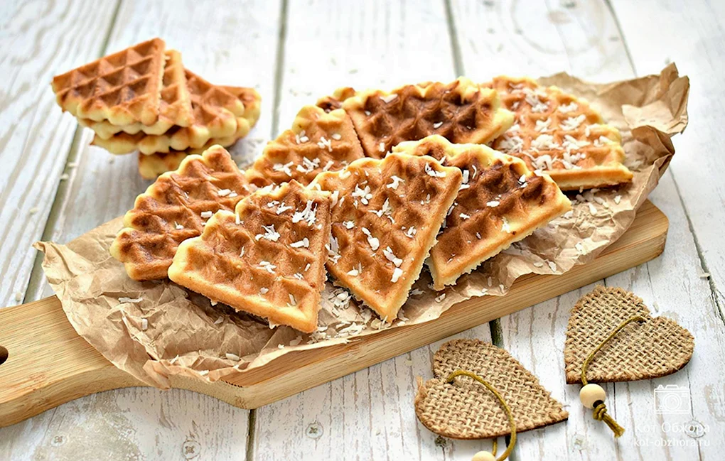 Медовые вафли
