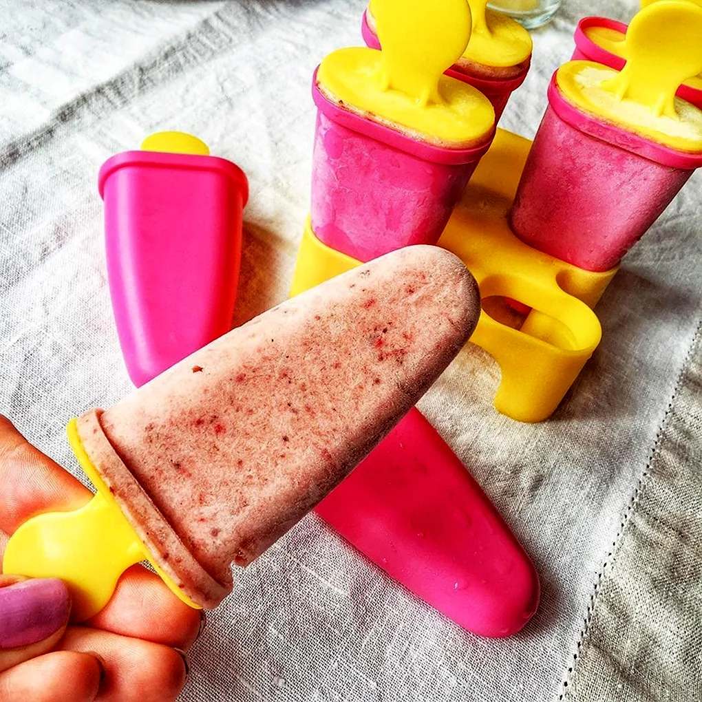 Мороженое клубника банан эскимо