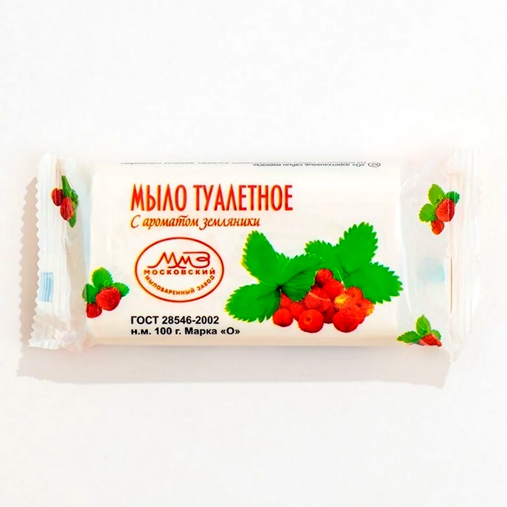 Мыло МК клубника туалетное 90г 1617595