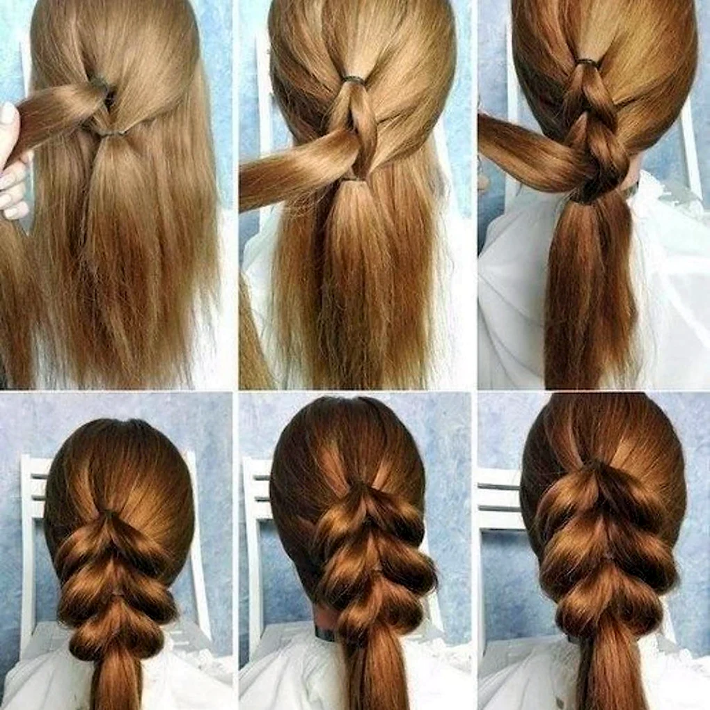 Несложные прически на длинные волосы