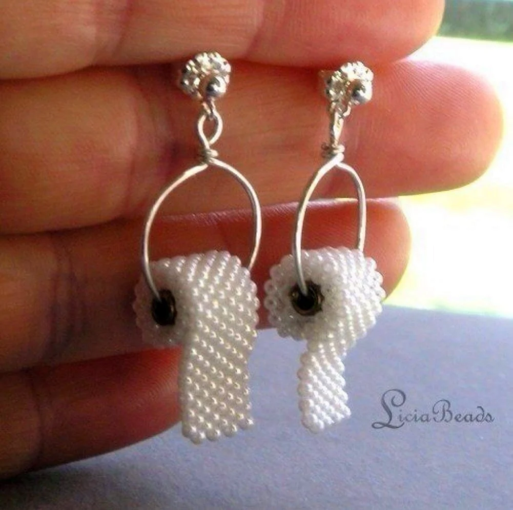 Оригинальные серьги