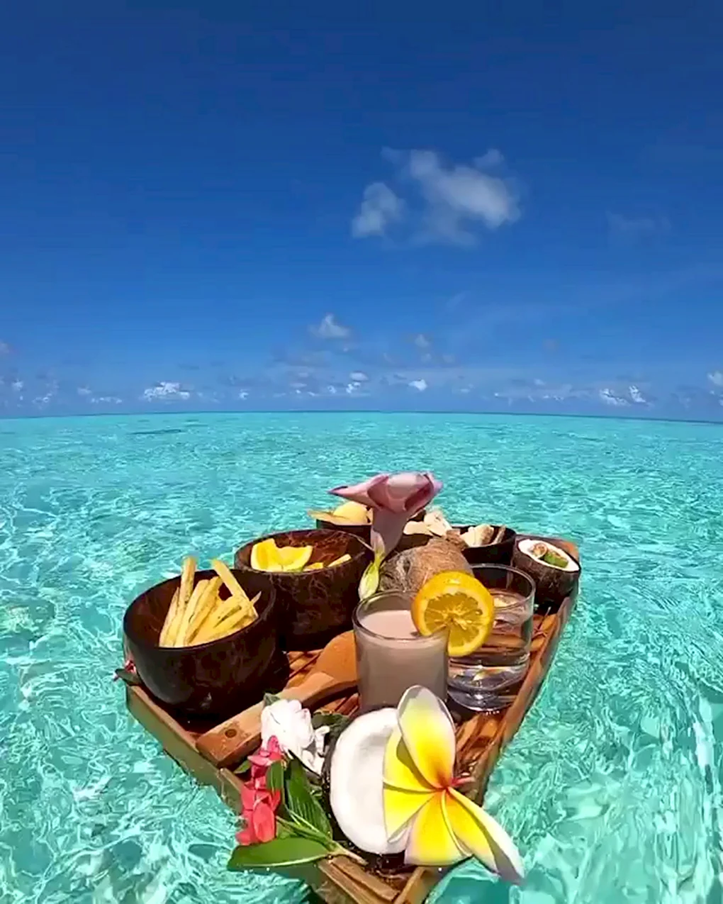 Пикник на Мальдивах