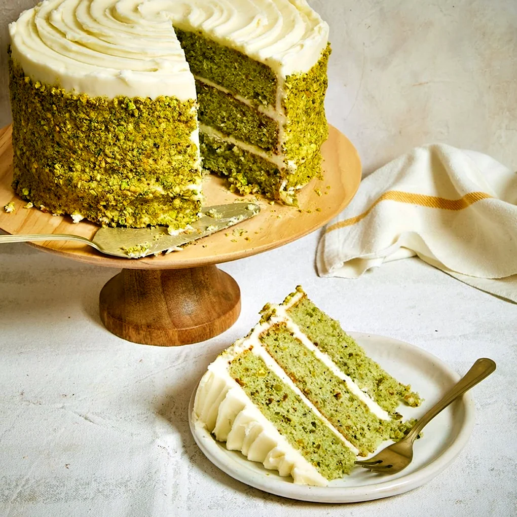 Pistachio Cake фисташковый пирог