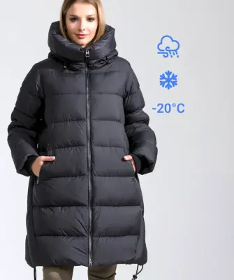 Пуховик стеганный с капюшоном WINTERRA мужской