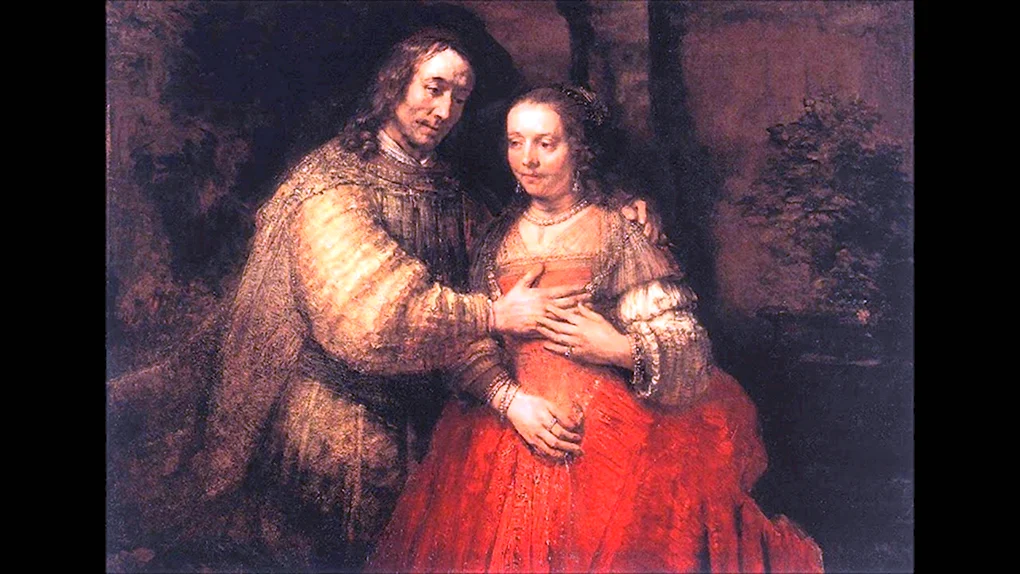Рембрандт Еврейская невеста 1665