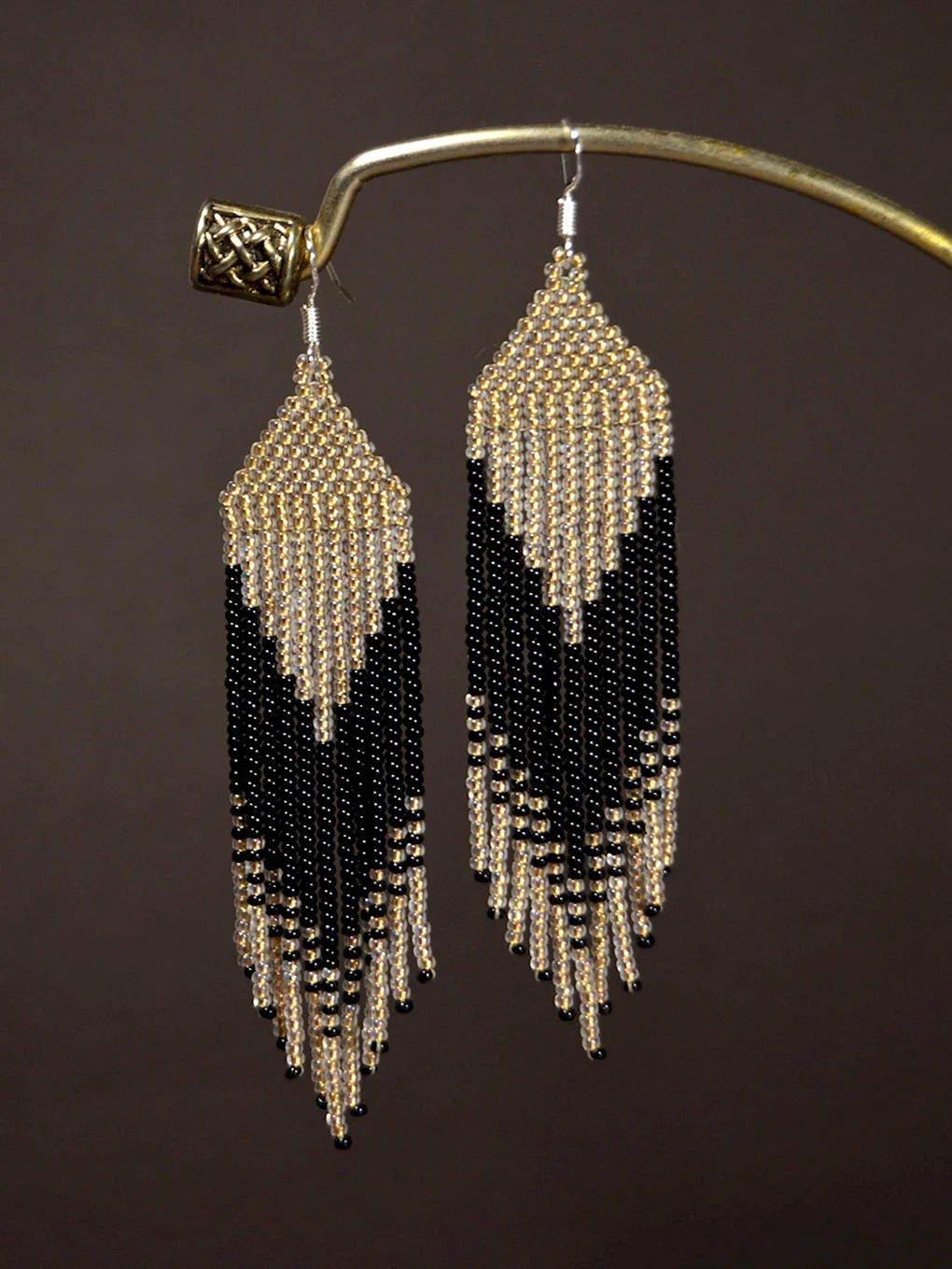 Серьги из бисера