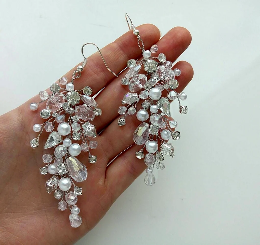 Серьги из бусин