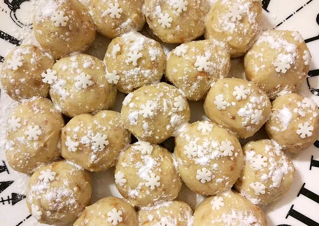 Шарики со сгущенкой
