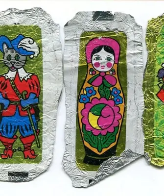 Шоколад мишка фантик СССР