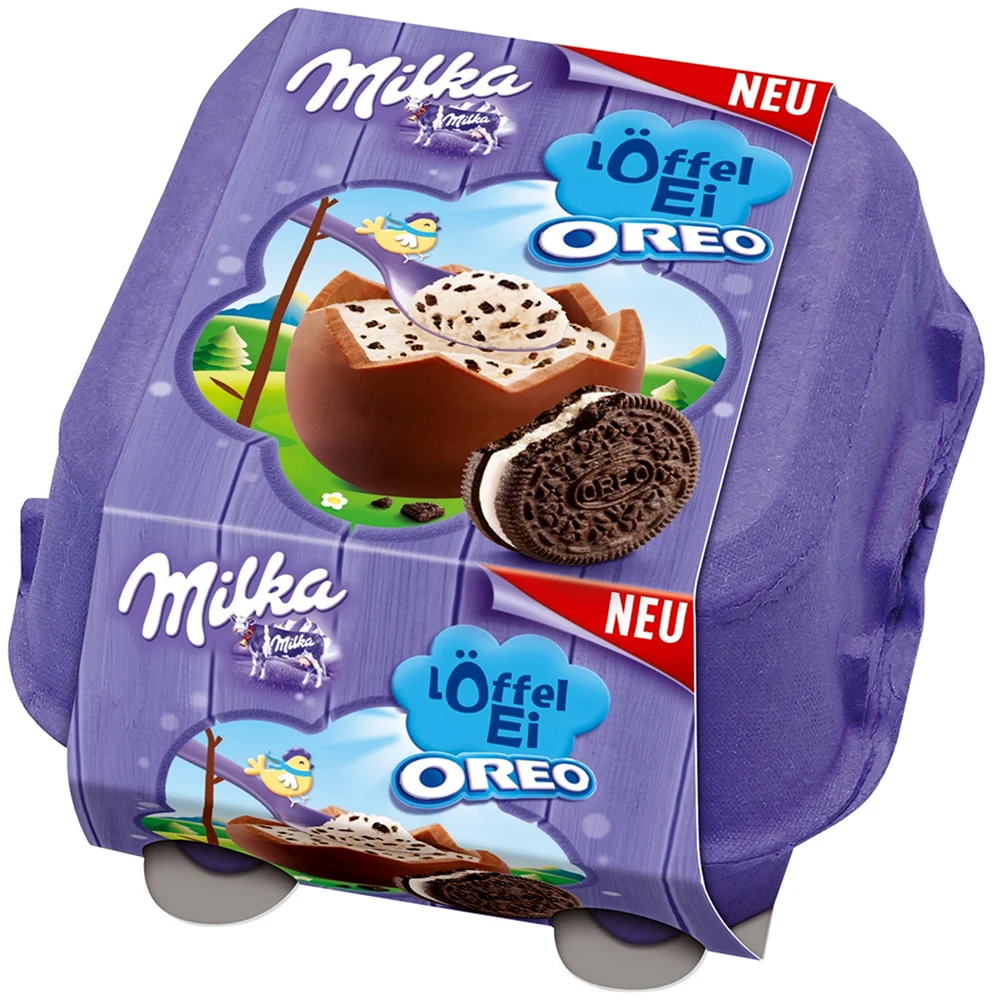 Шоколадные яйца Милка