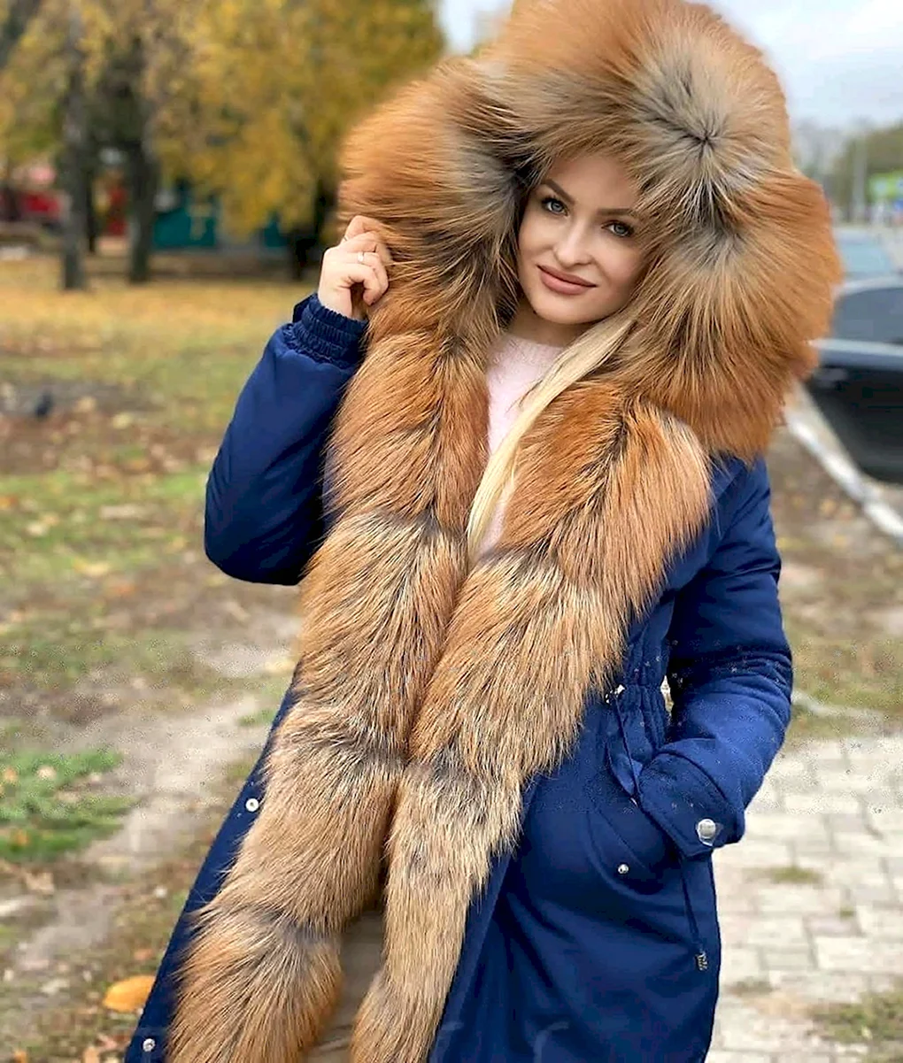 Stella Rossa парка с натуральным мехом лисы