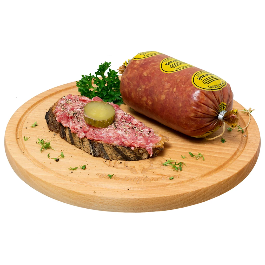 Сырое мясо блюдо