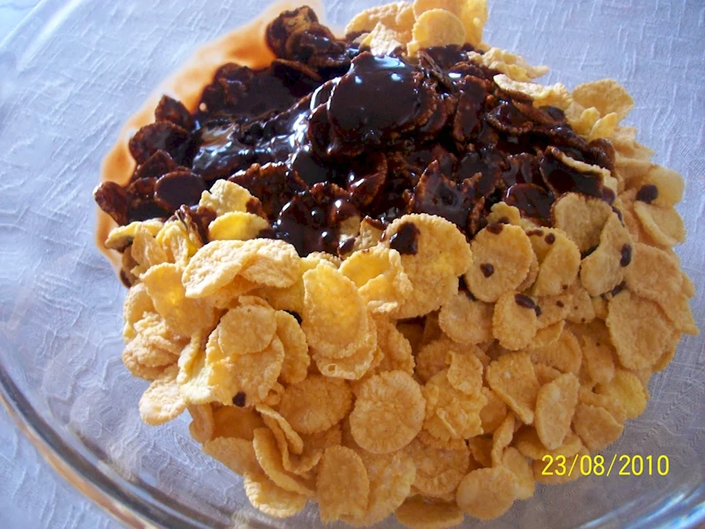 Торт из кукурузных хлопьев
