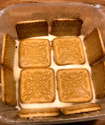 Торт из печенья без выпечки