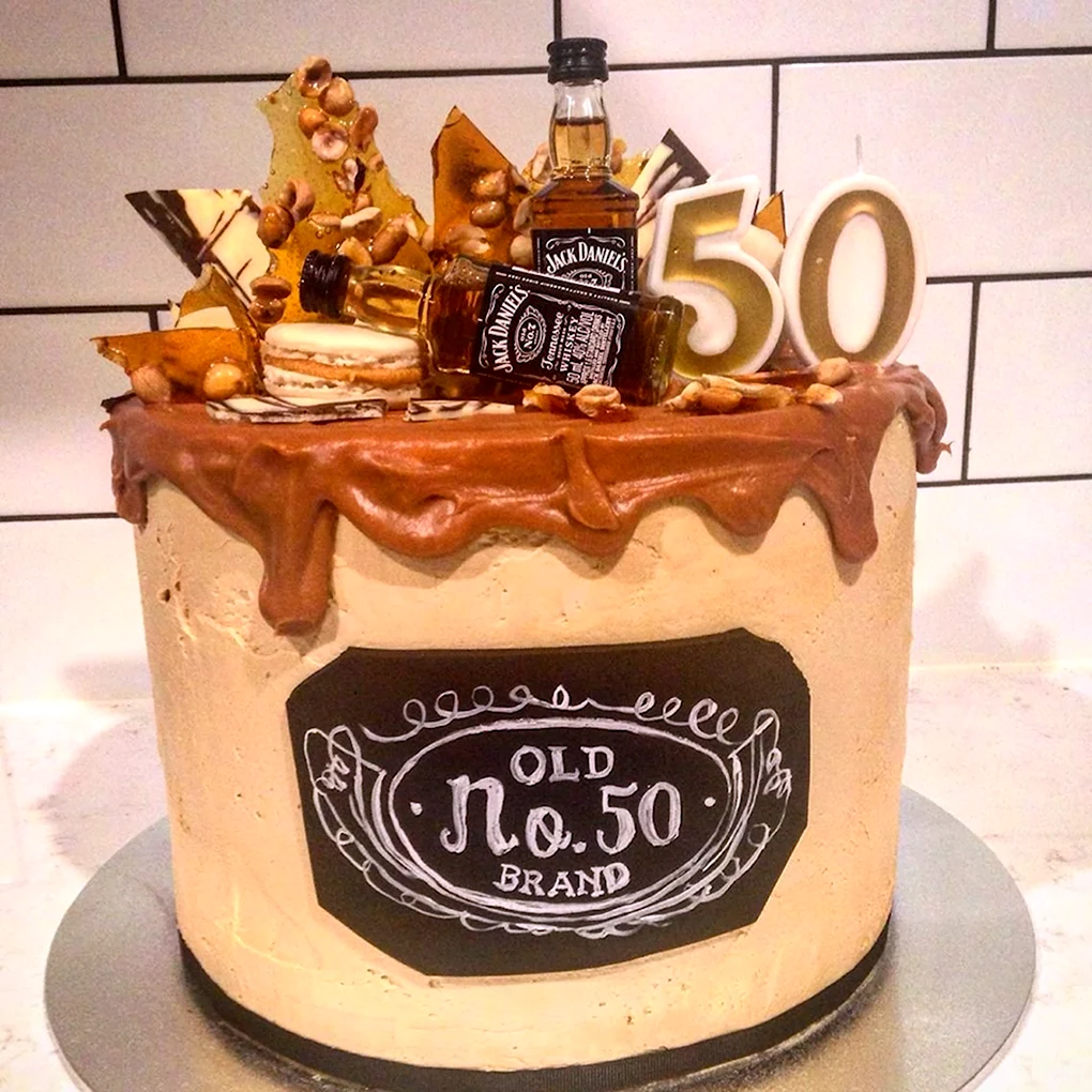 Торт на 50 лет мужчине