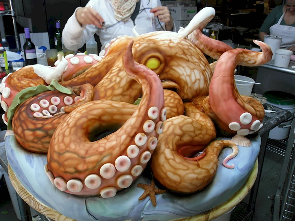 Торт осьминог