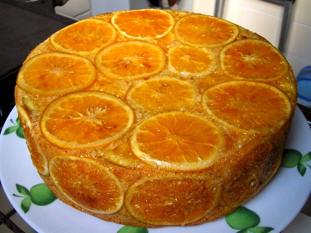 Торт с апельсинами