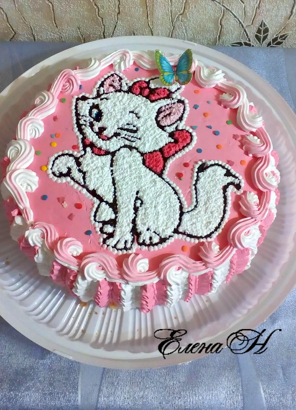 Торт с «кошечкой»