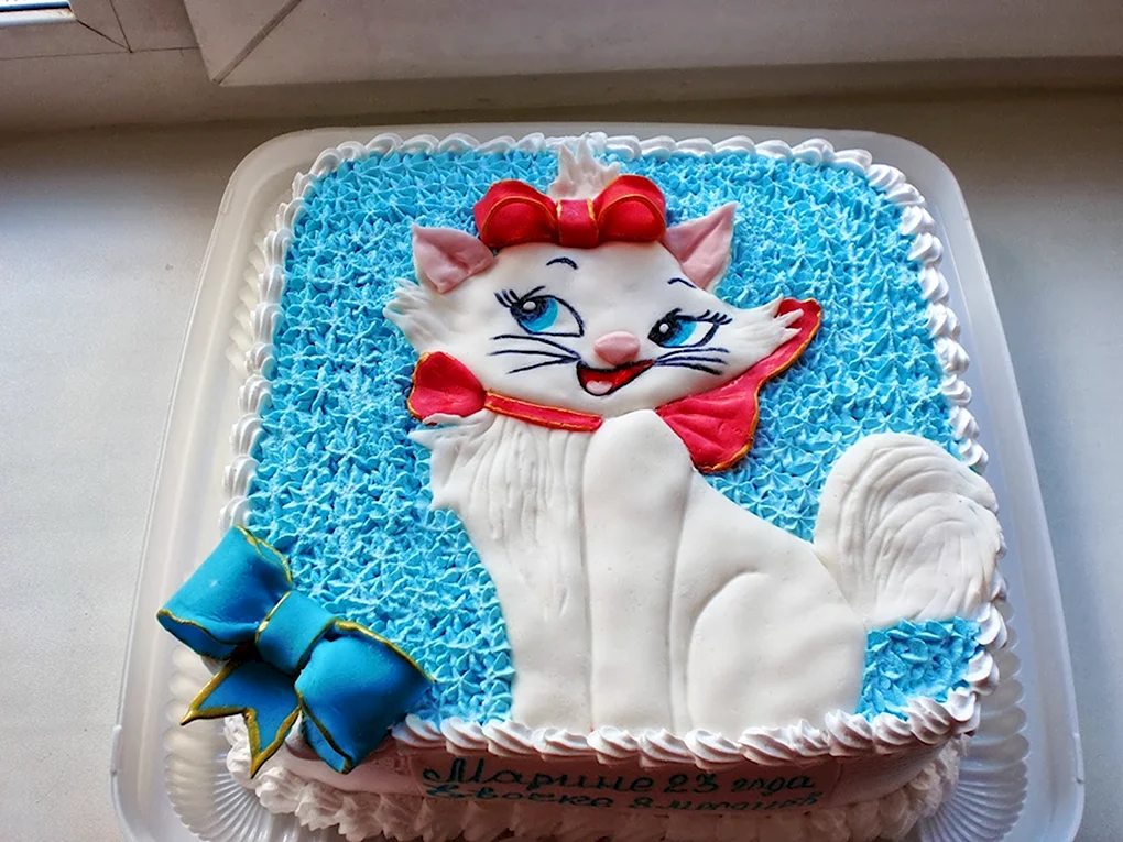Торт с котятами