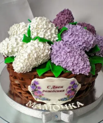 Торт с сиренью