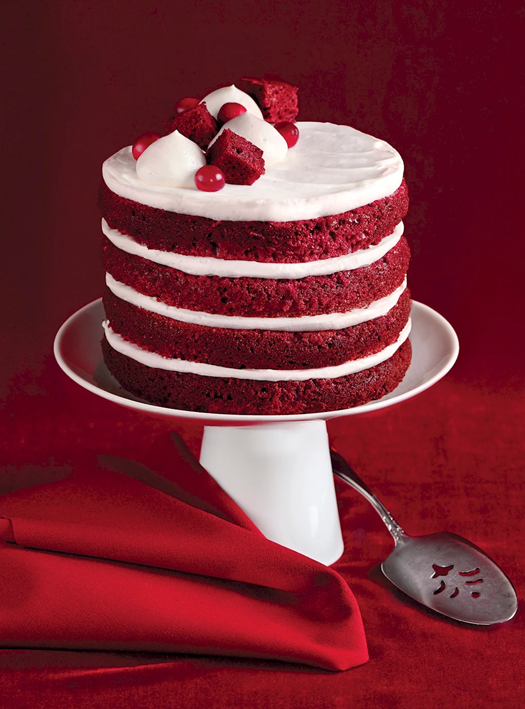 Торта красный бархат Red Velvet.