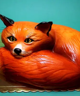 Торты в форме животных